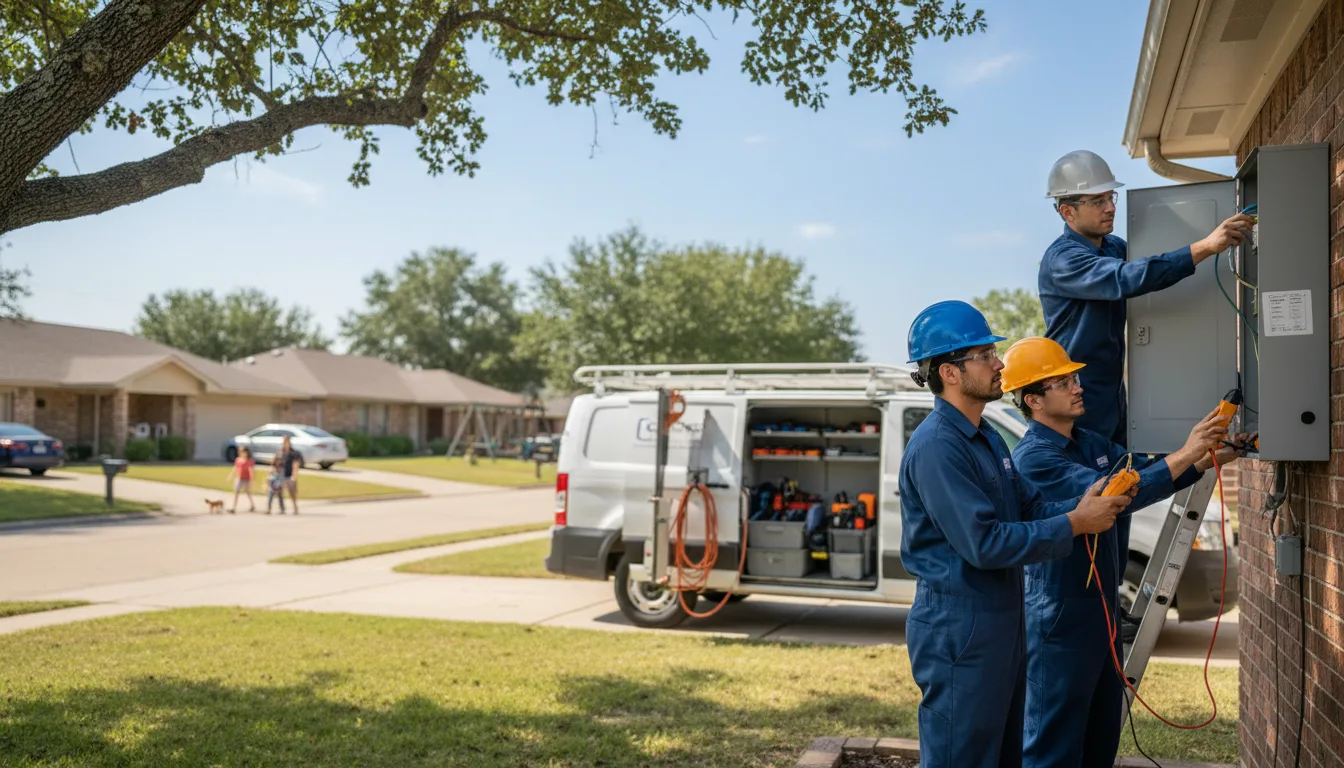 Certified electrician providing emergency electrical services in Beech Grove, AR